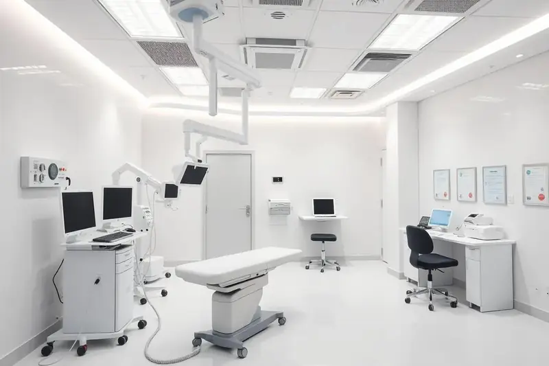 Cabinet dentaire professionnel avec salle de soins et équipements médicaux